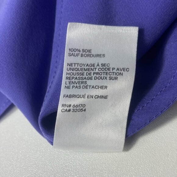 ZIMMERMANN Silk Wrap Mini Dress Violet Purple Size 1 / M / 6-8 - Picture 12 of 12